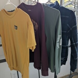 Lot Of 4 Abercrombie Kids Boys Size 9-10 Tops